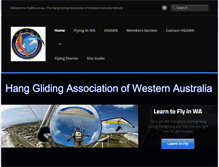 Tablet Screenshot of flywa.com.au